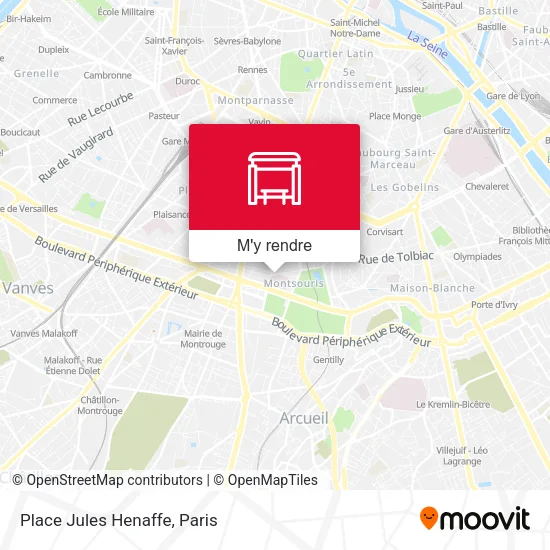 Place Jules Henaffe plan
