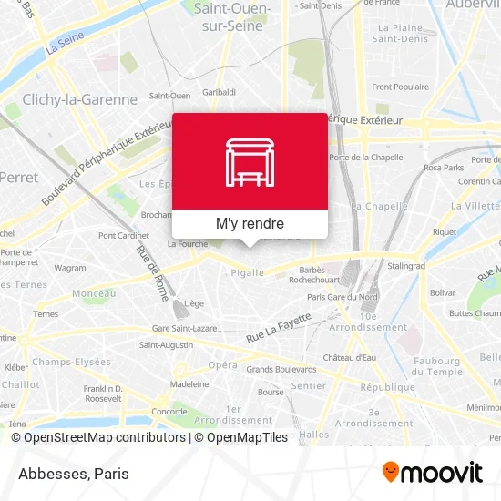 Abbesses plan