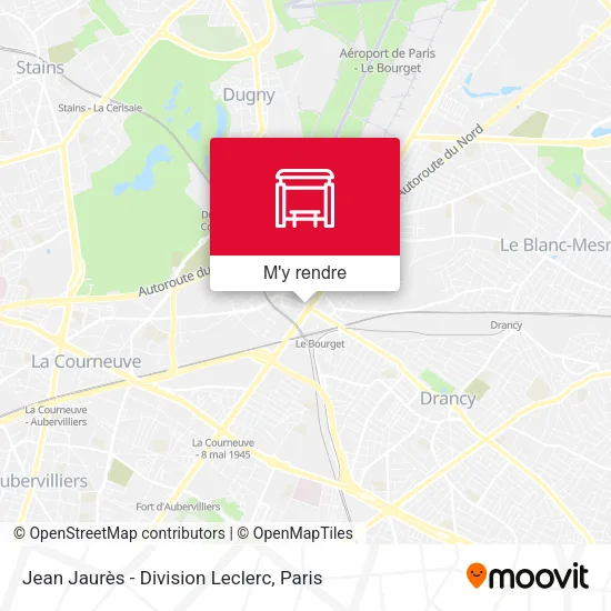 Jean Jaurès - Division Leclerc plan