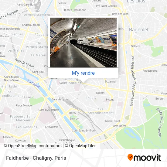 Faidherbe - Chaligny plan