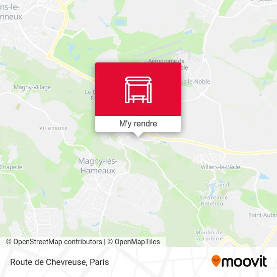 Route de Chevreuse plan