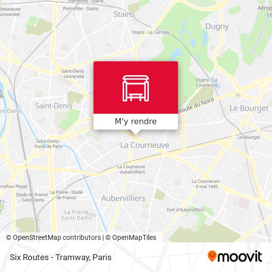 Six Routes - Tramway plan