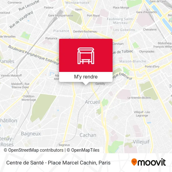 Centre de Santé - Place Marcel Cachin plan