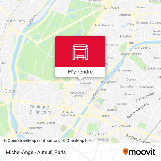 Michel-Ange - Auteuil plan