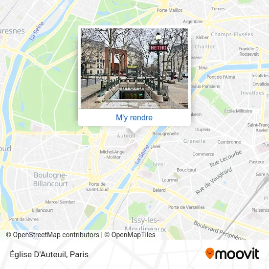 Église D'Auteuil plan