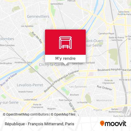 République - François Mitterrand plan