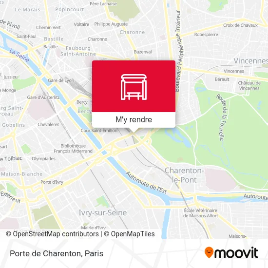 Porte de Charenton plan