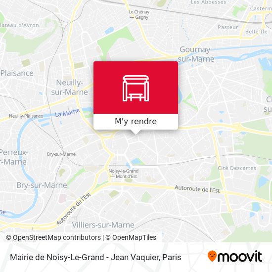 Mairie de Noisy-Le-Grand - Jean Vaquier plan