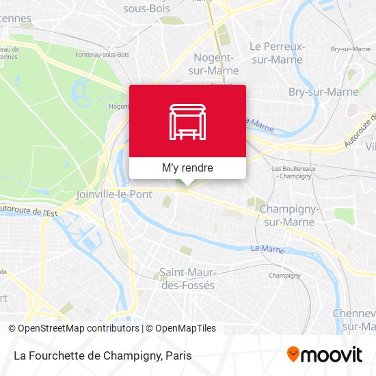 La Fourchette de Champigny plan