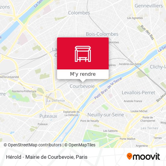 Hérold - Mairie de Courbevoie plan