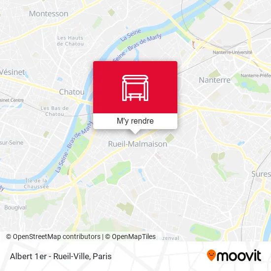 Albert 1er - Rueil-Ville plan