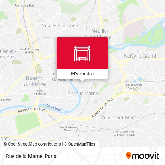 Rue de la Marne plan