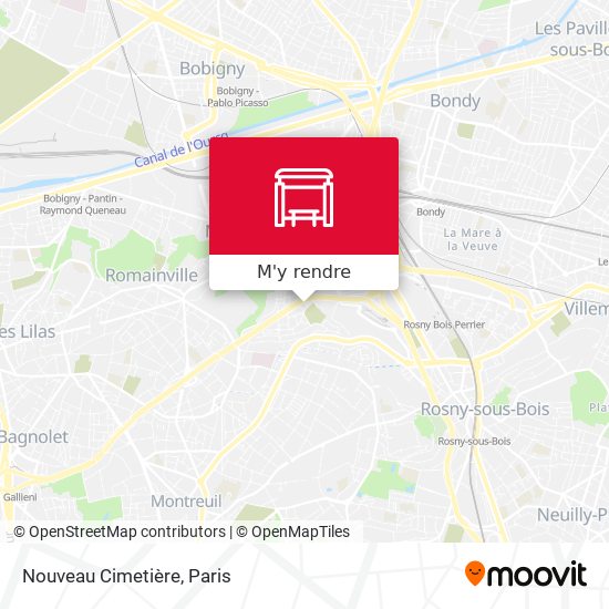 Nouveau Cimetière plan