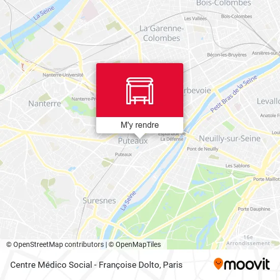 Centre Médico Social - Françoise Dolto plan