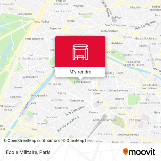 École Militaire plan