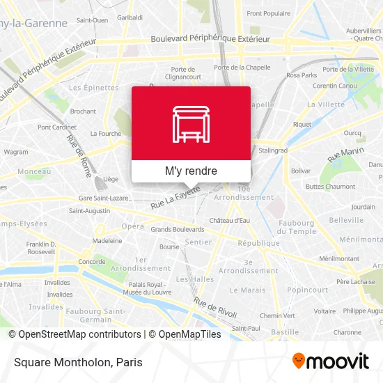 Square Montholon plan