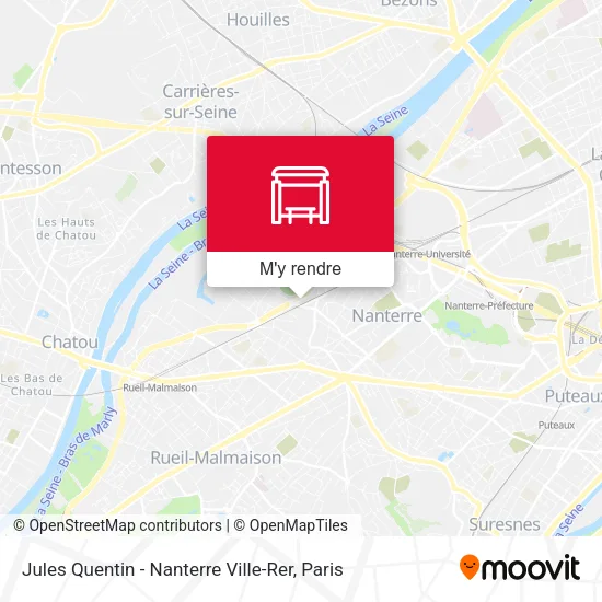 Jules Quentin - Nanterre Ville-Rer plan