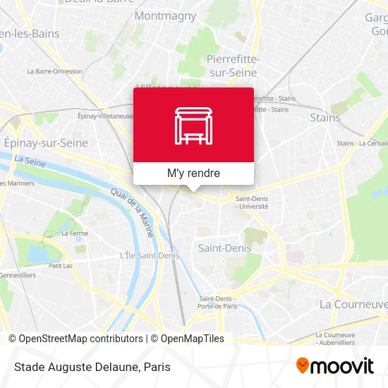 Stade Auguste Delaune plan