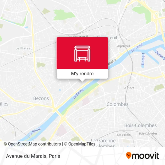 Avenue du Marais plan