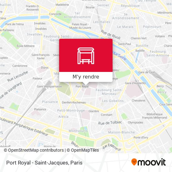 Port Royal - Saint-Jacques plan
