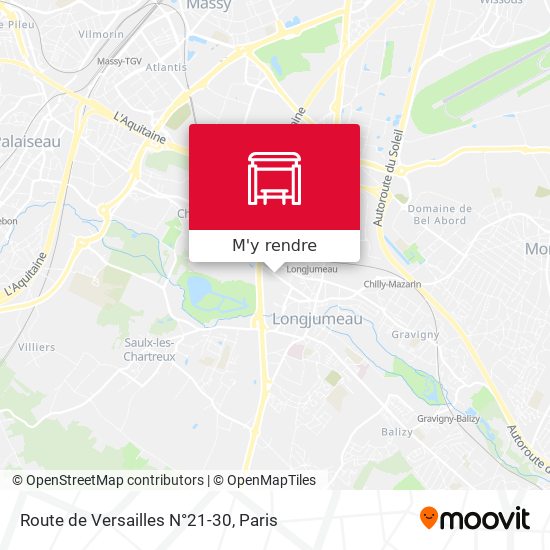 Route de Versailles N°21-30 plan
