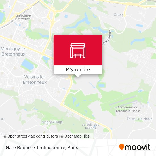 Gare Routière Technocentre plan