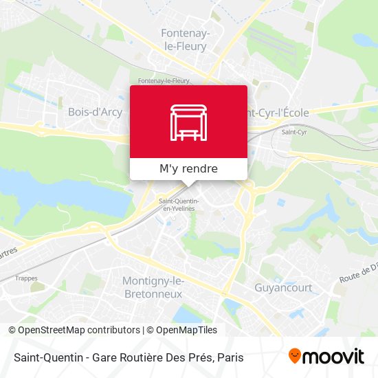 Saint-Quentin - Gare Routière Des Prés plan