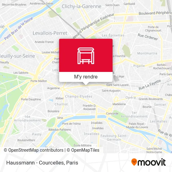 Haussmann - Courcelles plan