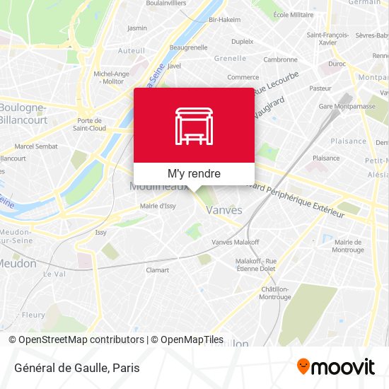 Général de Gaulle plan
