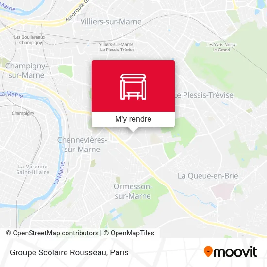 Groupe Scolaire Rousseau plan