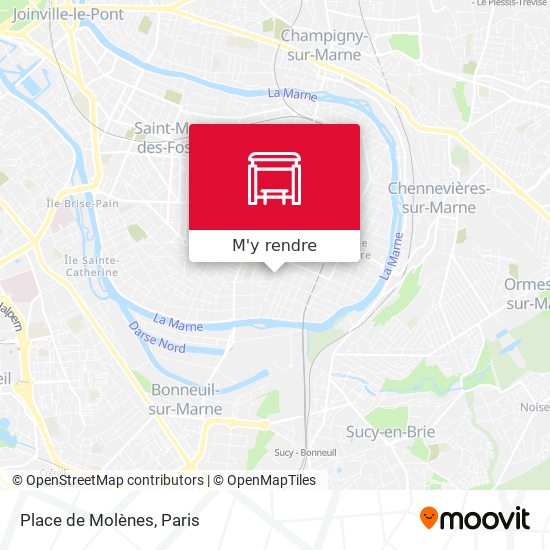 Place de Molènes plan