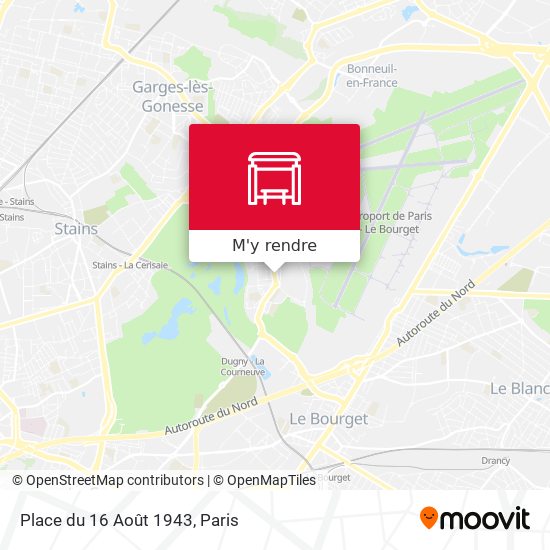 Place du 16 Août 1943 plan