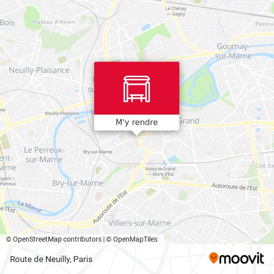 Route de Neuilly plan