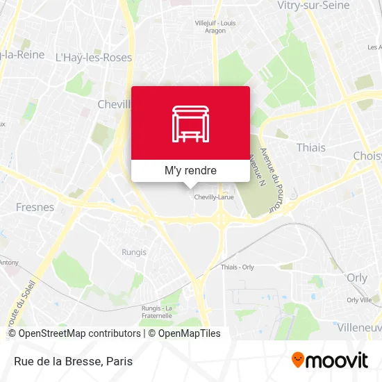 Rue de la Bresse plan