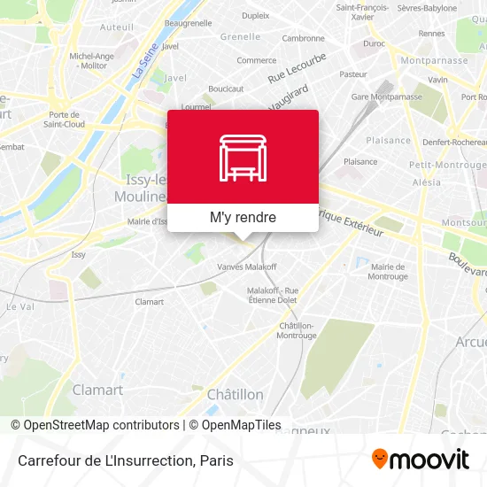 Carrefour de L'Insurrection plan