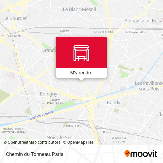 Chemin du Tonneau plan