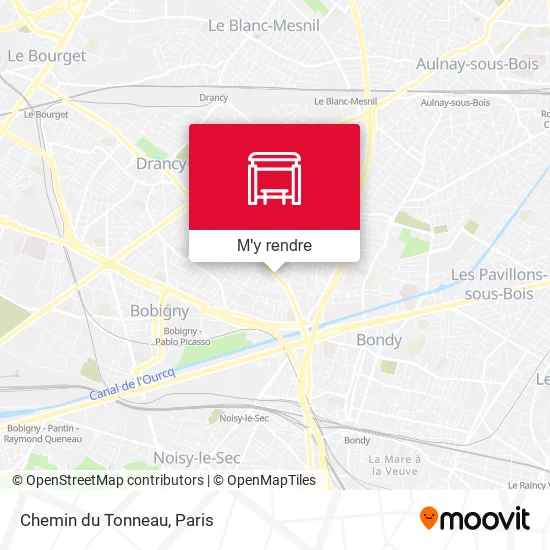 Chemin du Tonneau plan