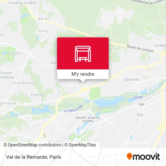 Val de la Remarde plan