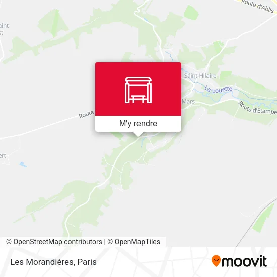 Les Morandières plan