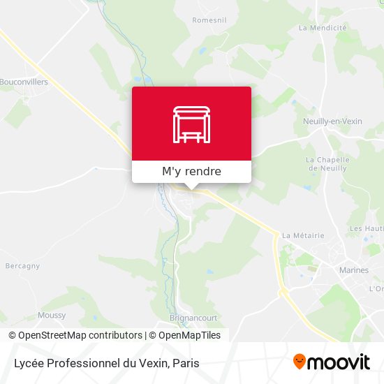 Lycée Professionnel du Vexin plan