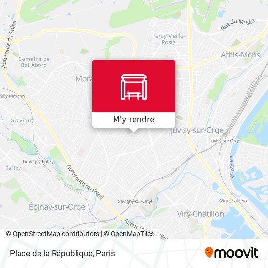 Place de la République plan