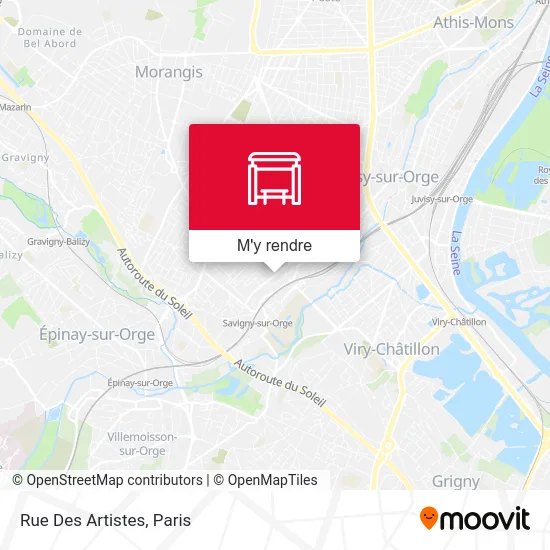 Rue Des Artistes plan