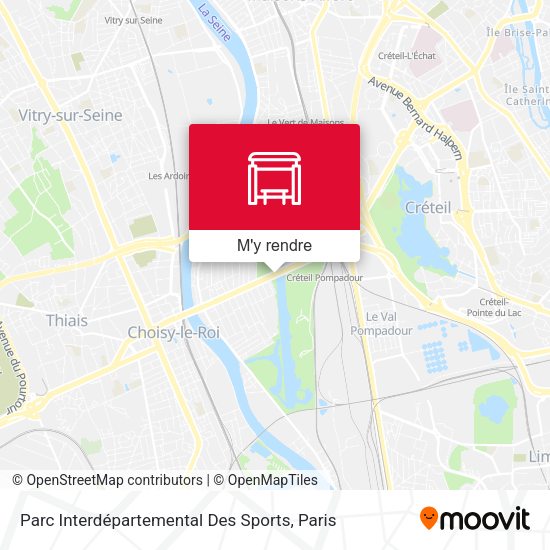 Parc Interdépartemental Des Sports plan