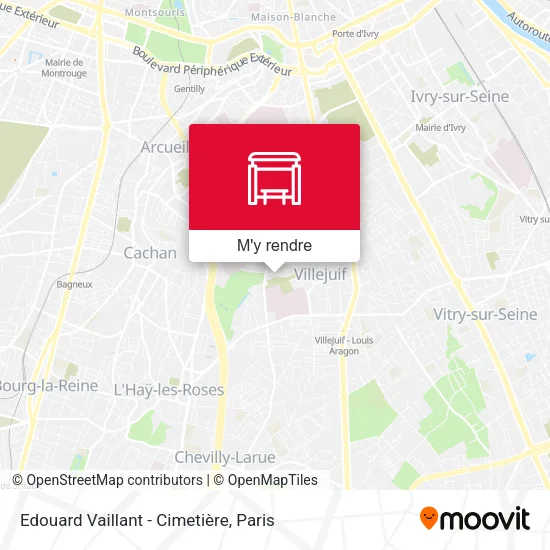 Edouard Vaillant - Cimetière plan