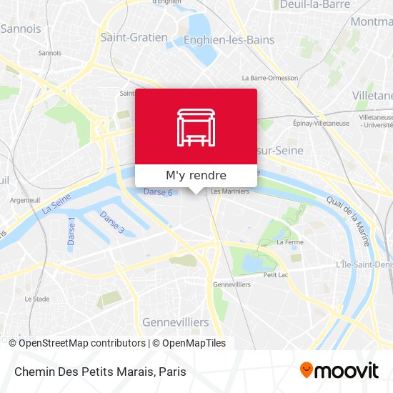 Chemin Des Petits Marais plan