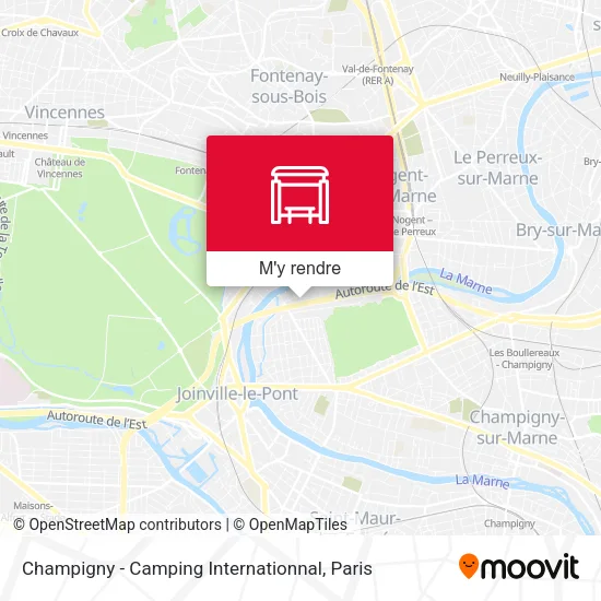 Champigny - Camping Internationnal plan