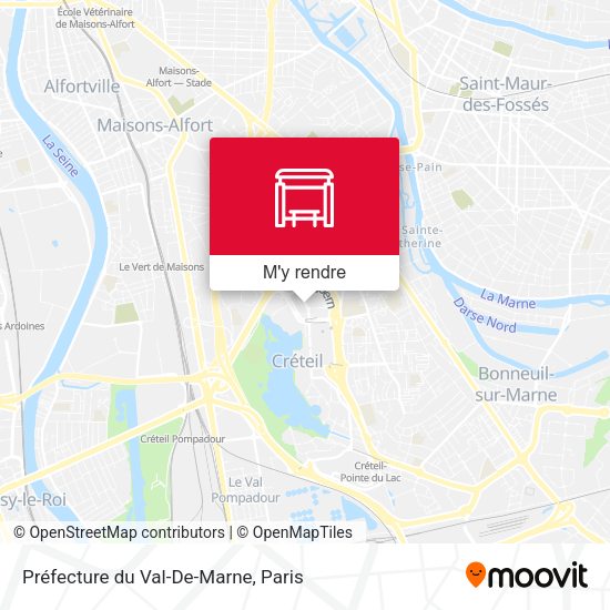 Préfecture du Val-De-Marne plan
