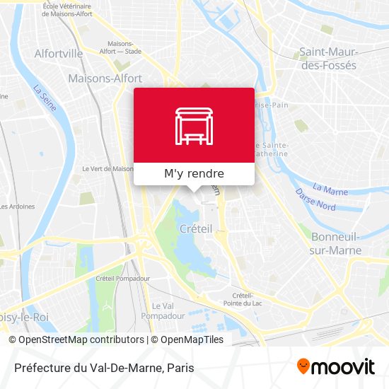 Préfecture du Val-De-Marne plan