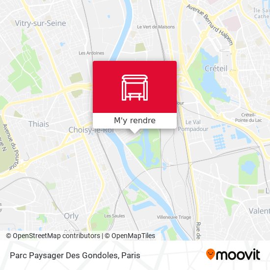 Parc Paysager Des Gondoles plan