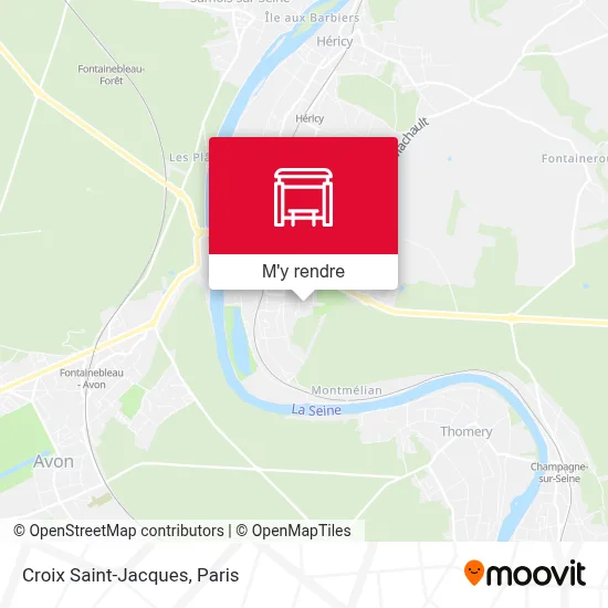 Croix Saint-Jacques plan